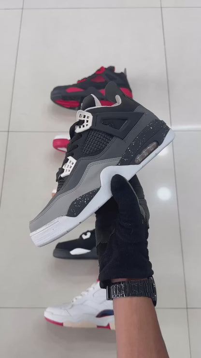 JORDAN AIR JORDAN 4 RETRO BLACK/WHITE-ANTHRACITE(Master Copy)